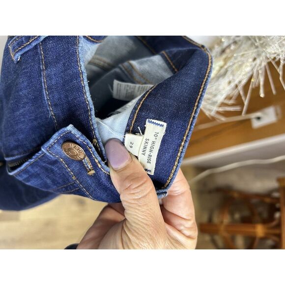 Madewell Jeans Women's Size 27 Skinny Skinny Blue Denim Medium Wash Stretch - Picture 8 of 10